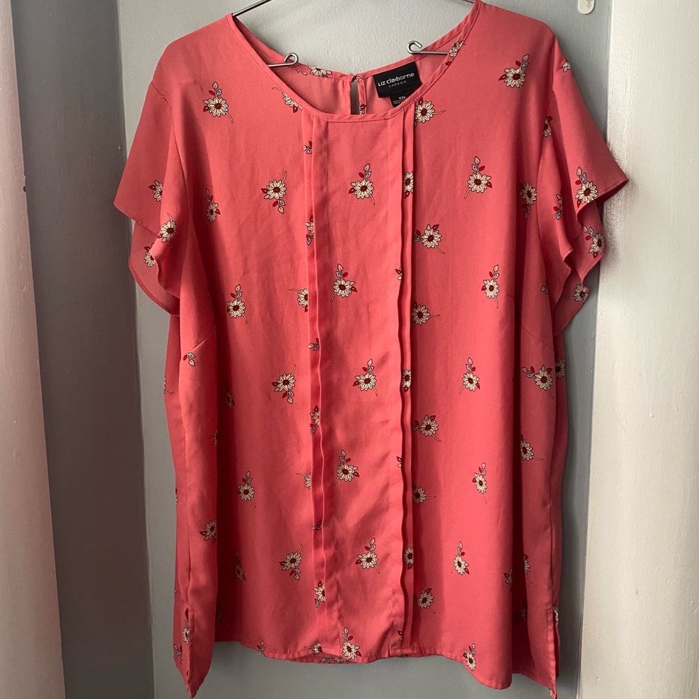 Pink Floral Blouse